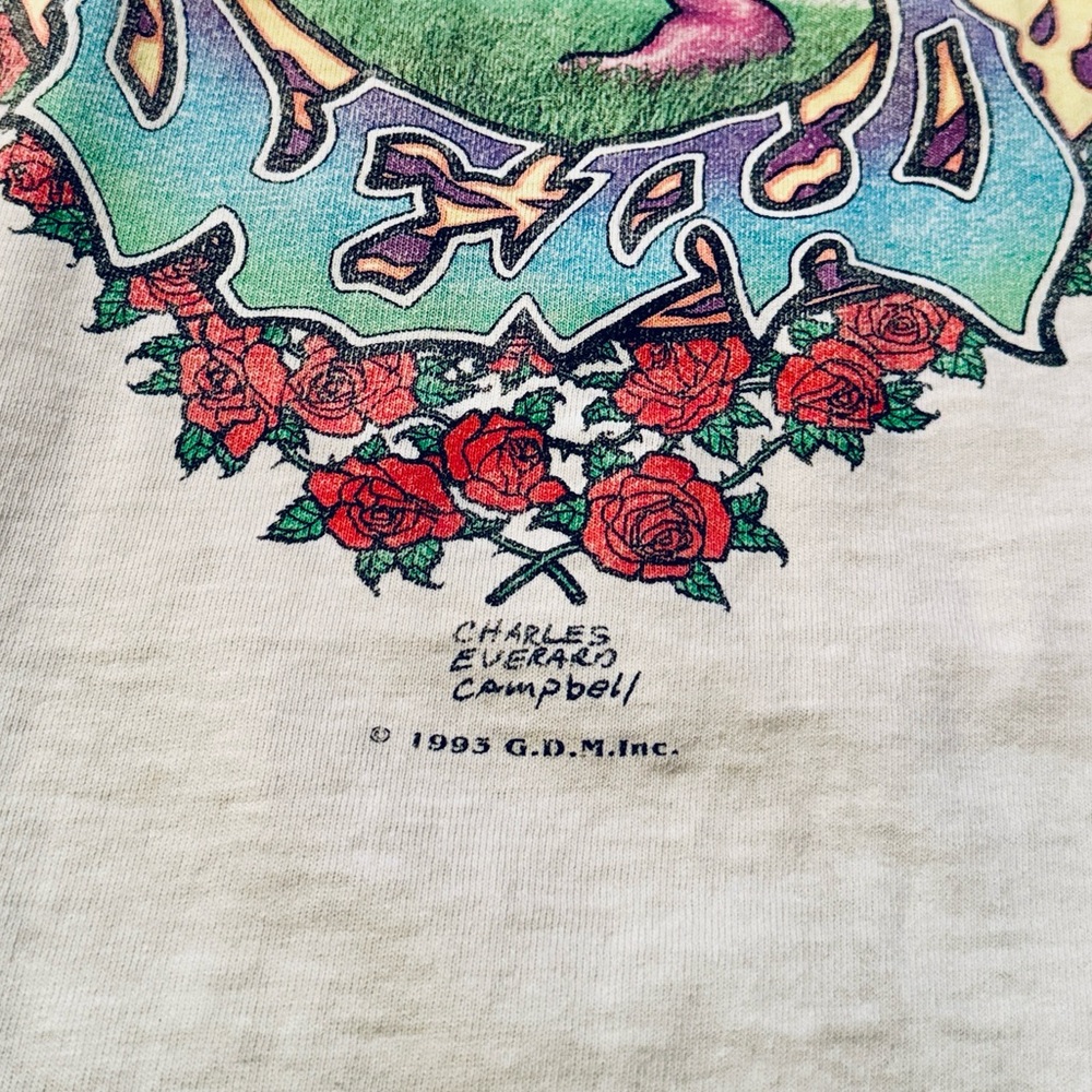 1993 Grateful Dead Vintage Single Stitch T-Shirt “The Endless Tour” - Picture 9 of 14